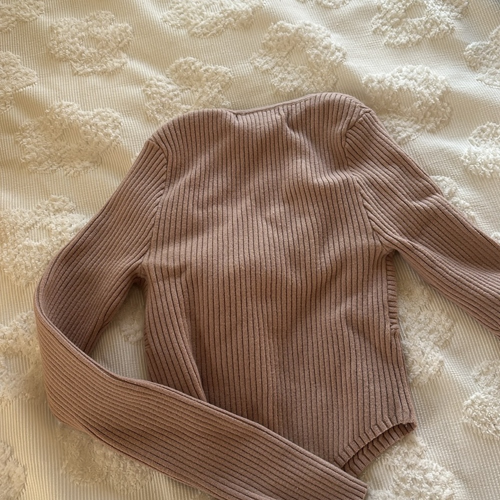 Beige Sweat Top - Picture 3 of 3